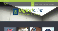 Desktop Screenshot of digitalprintsjc.com.br
