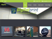 Tablet Screenshot of digitalprintsjc.com.br